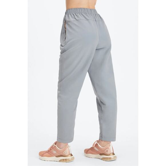Fabletics Wander Hike Pants Women M Medium Slate Chafe Resistant Zip Pocket - Picture 13 of 14